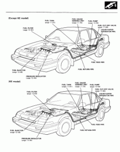 Honda accord 1986 Lx Ex - Service Manual - Car Service Manuals